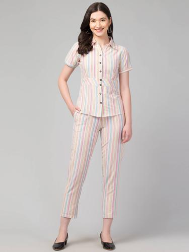 Cotton Co-Ord Set For Women. (Pearl)