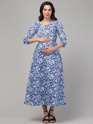 Everyday Essential Maternity & Feeding Dress. (Flora)